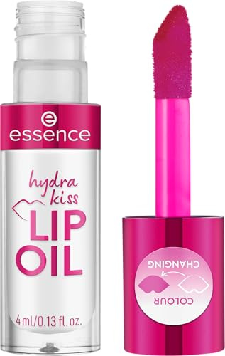 Essence Cosmetics Aceite De Labios Hydra Kiss, Hidratar/Humectar, Cuidado, Con Grasas, Brillante, Rociado, 4 ml