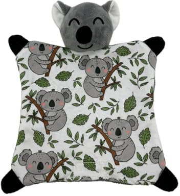 Pelucho - Bouillotte Bébé Koala - Bien-Être, Chaleur et Douceur - Micro-Ondable - Grains de Blé et Fleurs de Lavande - Fabriquée en France