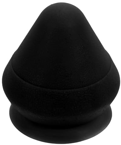 POPETPOP Pelota para Uso en Casa y Base de Ventosa de TPE de Masaje con Diseño de Ranuras para Espalda y Cuello y Trabajo