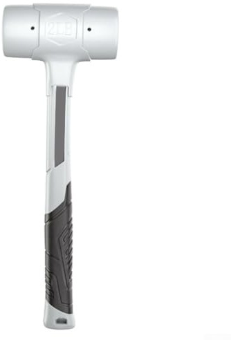 Marteau en caoutchouc pour installation de sol, tête non élastique en acier à haute teneur en carbone avec face en nylon, convient pour la pose de carrelage, niveau de sol (0,5P)