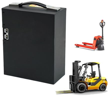 JHKJ Batterie LiFePO4 24 V 25 Ah pour transpalette électrique, idéale pour Le Chargement et Le déchargement de Chariots et de gerbeurs manuels.