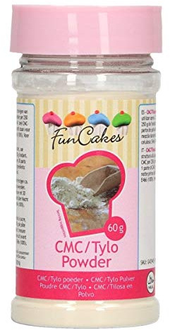 FunCakes Cmc Tylo Poudre pour Durcir Fondant de Modélisation Comestible 80 g