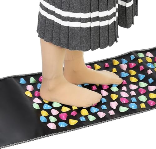 Fußreflexzonenmassage Matte, Fußreflexzonenmassage Spaziergang Stein Fußmassagematte, Foot Acupoints Massage Matte Schmerzlinderung Füße Walk Massager Für Zu Hause Fußpflege