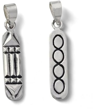 Inmaculada Romero IR Atlante 925m Silber Anhänger 25mm Act. Duplexing Details Amulett Schutz