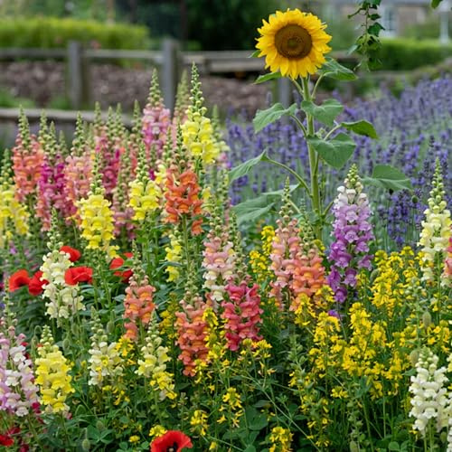 Bienenparadies - Set aus 8 Sorten Bienenfreundliche Blumenmischung mehrjähriges Saatgut für Garten & Balkon Bienenweide für Wildbienen, Hummeln & Schmetterlinge