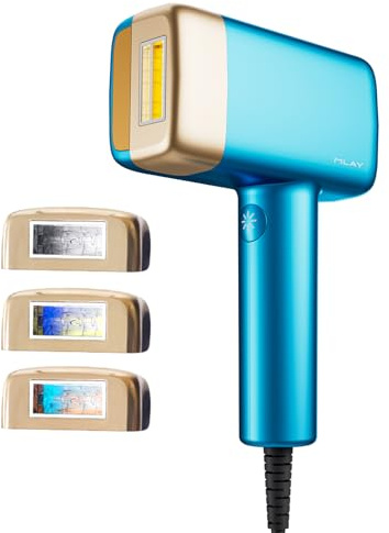 MLAY T14 IPL Epilateur Lumiere Pulsee avec Fonction de Refroidissement 3℃, 0,5s/flash,500 000flashs,3en1 Epilation Laser pour Femme Homme Visage Bikini, Indolore pour Le Corps Entier Épilateur Laser