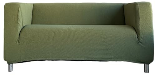 Dorian Home Fodera Per Divano Klippan In Maglia Tecnica Elasticizzata - Rivestimento Pratico da Montare, Anti Graffio, Lavabile in Lavatrice, No Stiro (Kiwi)