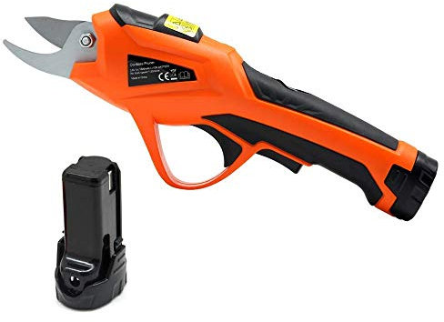 Sécateur électrique, lame en acier sans fil 3.6 V, coupe-bordure de jardin, cisaille à plantes pour rosiers, pommiers, rosiers
