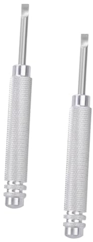 SAFIGLE 2 Stück Uhrenöffner Werkzeug aus Metall Robust und Ergonomisch zum Öffnen des Uhrenbodens für Uhrenwerkstatt und Batteriewechsel
