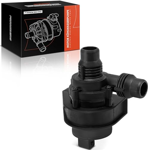 Frankberg Wasserpumpe Zusatzwasserpumpe Elektrisch 2-Polig 64116906375 | Kompatibel mit X5 E53, 7er E65 E66 E67, Phantom VII Drophead Coupe RR2, 5er E39, 5er Touring E39, Phantom VII RR1