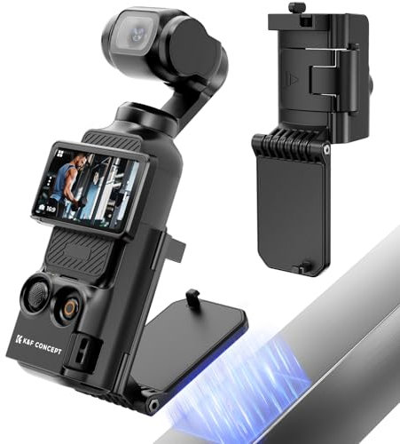 K&F CONCEPT Magnetische Halterung für DJI Osmo Pocket 3, DJI Osmo Pocket 3 Zubehör, Magnetischer Gehäusehalter für Tisch und vertikale Flächen, Osmo Pocket 3 zubehör, 180° verstellbar