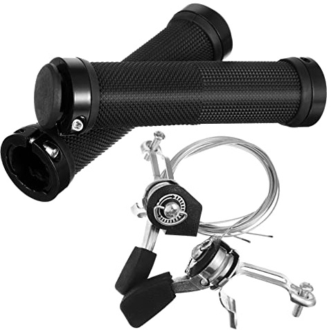 TOYANDONA Palancas De Cambio Giratorias Para Bicicleta Manillar Con Puños Accesorios Profesionales De Bicicleta De