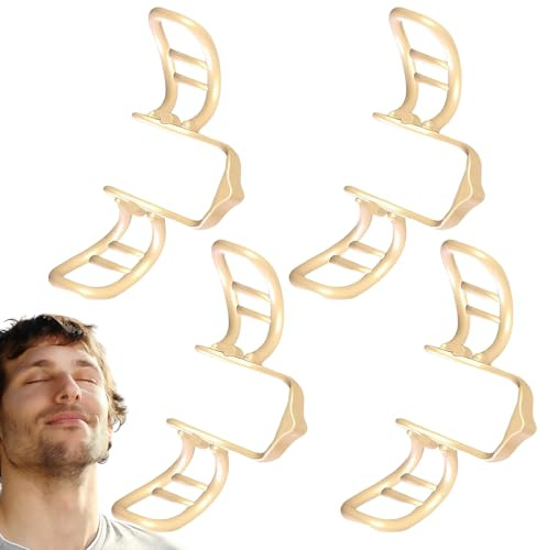 XPEX 4 Pezzi Anti Russamento Dilatatore Nasale Contro Congestione Nasale,Riduce Il Russare,Ulteriori flusso di aria attraverso il naso,Vestibilità Comoda