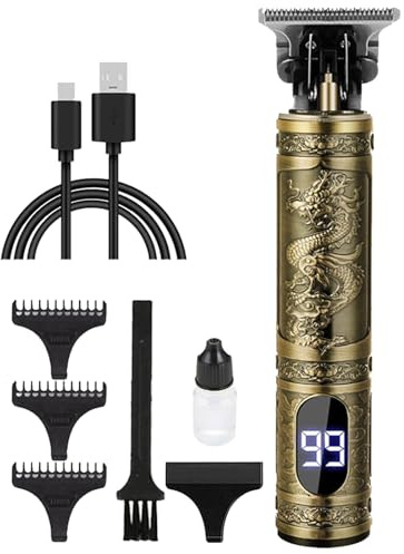 Afeitadora Eléctrica - Afeitadora Inalámbrica Moderna, Herramienta De Afeitado Portátil | Máquina De Precisión Con Luz Indicadora, Tecnología Avanzada De Carga Rápida, Accesorio Ideal Para El Gimnasio