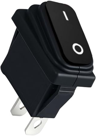 Interruttori a levetta efficienti per dispositivi impermeabili Controllo elettrico in plastica e ottone a 2 pin per un ' installazione elettrica