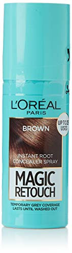 L'Oreal Paris Magic Retouch Instant Root Touch Up Hair Dye, 75 ml, Brown, Pack of 3