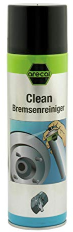 arecal Clean Bremsenreiniger acetonfrei zum Reinigen und Entfetten bei Wartungs- und Instandsetzungsarbeiten 500 ml Sprüh-Dose
