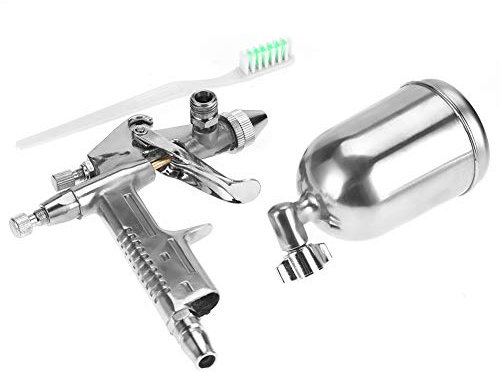 EVTSCAN dernier pistolet de pulvérisation, Mini pistolet de pulvérisation pneumatique en aluminium K-3 professionnel 0.5mm buse 125 ml pour la réparation de peinture de voiture