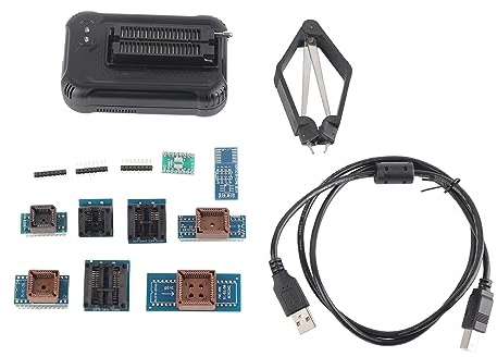 USB-Universalprogrammierer, TL866II Plus USB-Universalprogrammierer mit 10 Adaptern Unterstützt den Multiprogramming-Modus (Up, CPLD Programmierbare Logikschaltungen