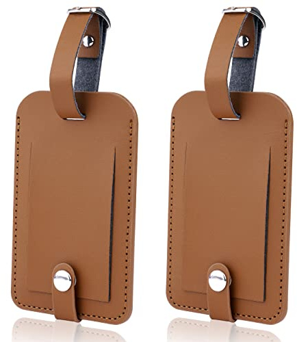 Flintronic Étiquettes de Bagage - 2PCS d'Identification de Valise et Sac à Main pour Prévenir la Perte