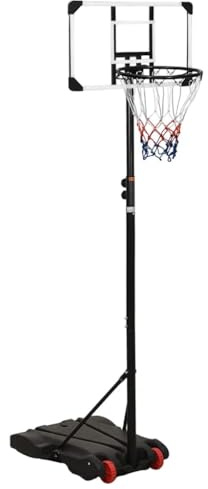 vidaXL Basketkorg transparent 216-250 cm polykarbonat, basket korg, basketset, basketring, basket korgar, basketställ, basketringar, basketbollkorg
