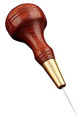 IOIUSKKU Punzón de cuero, perforadora de agujeros redondos, herramienta de perforación de agujeros de costura para el hogar, accesorio de herramienta manual para manualidades DIY, Escribe un, 5/6 mm