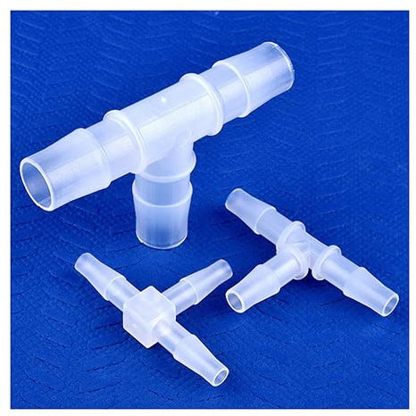 EVANEM Kunststoff-T-Stücke, for Gartenbewässerungsrohrverbindungen, Aquarium-Tank-Adapter, Luftpumpen-Schlauch-Pagodenverbindungen (Color : 7.9mm, Size : 20 Pieces)