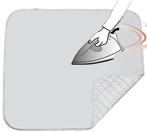 NILZA Bügelmatte Tragbar Bügelbrett-Alternative Bezug, Bügelunterlage 48x85cm 80x140cm, Bügelunterlage Für Tisch, Bügeldecke Für Waschmaschine, Trockner, Hitzebeständige (Size : 70X80CM)