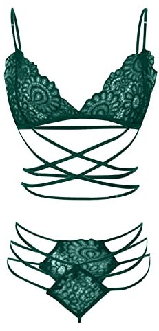 WILLBEST Weihnachts Dessous Damen XXL Netz Dessous unterwäsche günstige Straps Sets Oberteil Babydoll Sport BH verstellbar Damen nippelklemmen brustwarzen Sex Sport top sexy dessou