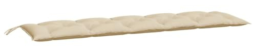 vidaXL Gartenbank-Auflagen 2 STK. Beige 180x50x7 cm Oxford-Gewebe