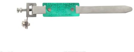 Earth Green Clamp Strap Electrical Cable Wire Bonding Radiator Water Gas Pipe Adjustable Internal and External Earth Clamp Green 12mm - 32mm Earth Bonding Straps Clamp