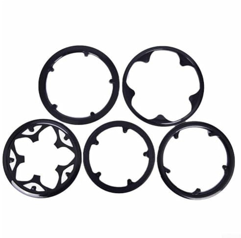 Protective Crankset Crank Guard, Bike Chain Wheel Ring Cover Accessory for Long lasting Use (G5QS52)