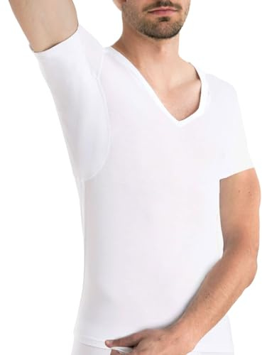 odaban® Anti-Schweiß Shirt Herren | Lenzing™ Micro Modal Unterhemd mit integrierten Achselpads & SILVADUR™ Geruchsschutz | verhindert sichtbare Schweißflecken | atmungsaktiv & weich