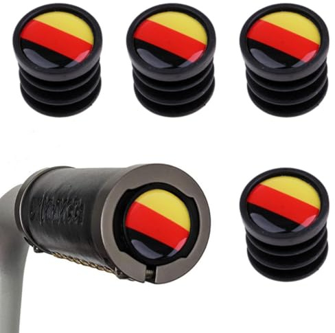 QEDBOJE 4 pièces Bouchon VTT, Bouchon D'Extrémité De Guidon, Embouts De Vélo, en Plastique pour VTT, Vélos de Course, Guidon, Cintre Velo Route, Cintre VTT