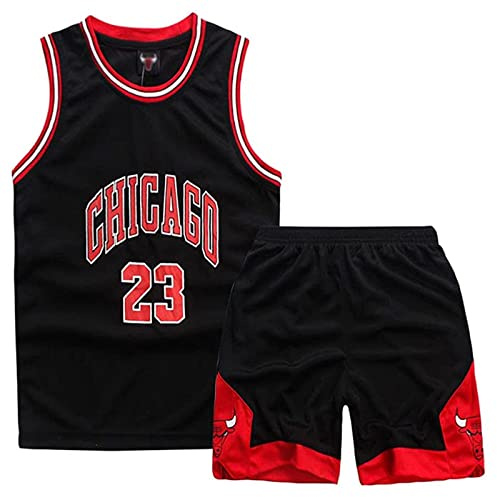MEEHYRE Basketball Kinder Trikot 2 Stücke,Jungen Basketball Trikot Kinder, Basketball Trainings Jersey and Pants, Basketball Kinder Kleidung Jungs,Basketball Jersey, Basketball Weste Kinder