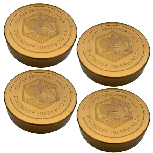 60x Ersatzdeckel Schraubdeckel Kunststoffdeckel für DIB 250 g Gläser