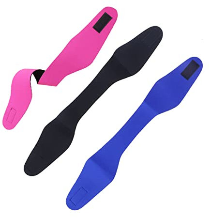 BESPORTBLE 3pcs Unisex Ear-Protecting Strap Swimming Headband for Boys and Girls Adults Hair Protector for Bathing and Watersports