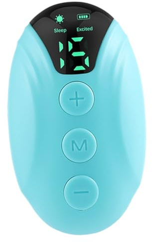 GANAZONO Dispositivo Portatile per Sonno con Microcorrente Aiuto per Ansia e Stress Strumento Handheld per Migliorare Qualità del Sonno Relax e Riposo Profondo Uso Domestico