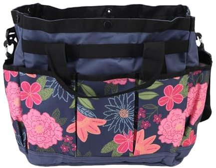 HEEPDD Organisateur de Sac à Outils de Jardin, Tissu Oxford 600D, Support de Rangement Portable Multi-Poches pour Outils d'extérieur, 13.8x11.8x6.7 Pouces