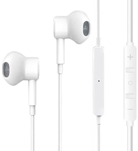 Qi Gxinr Écouteurs Filaires pour Phone 14, Écouteurs Intra-Auriculaires, Micro et Contrôle du Volume pour Phone 13 Pro Max/12/Mini/11/XR/XS/X/8/7/SE