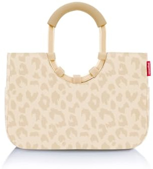 reisenthel loopshopper M leo vanilla – Stabile Tasche mit praktischen Fächern aus recycelten PET-Flaschen – Eleganz beim Einkaufen, viel Funktion inklusive!