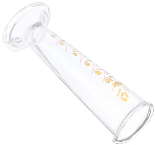 STAHAD Éprouvette Graduée en Verre 10ml Échelle Claire, Outil Multifonction pour Laboratoire, Tasse à Mesurer Précise pour Chimie Cuisine Couleur Aléatoire