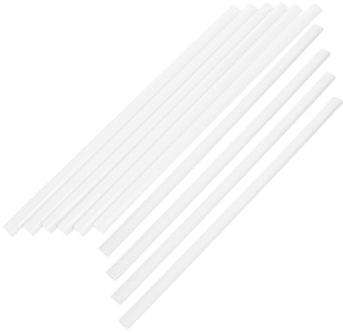 JOYOFREELY Barre di Rilegatura in Plastico Bianco 10 Pezzi per Organizzare Documenti e Tenere Fogli Saldamente a Casa in Ufficio