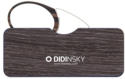 DIDINSKY ORSAY Lesebrille ohne Bügel | Leichter Kunststoffrahmen | Ultraleicht 6g | Doppelkleber für Smartphone | Retro Vintage Design | 5 Stärken +1.0 bis +3.0