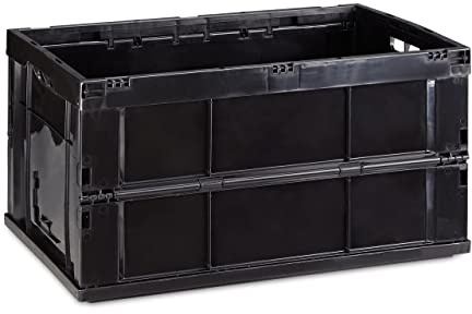 Relaxdays Profi Klappbox, stabil, Gewerbe, hochwertiger Kunststoff, Qualität, 60L, HBT 31,5 x 58,5 x 40 cm, Farbwahl