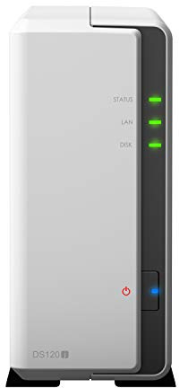 Synology DS120j 4 TB 1 Bay NAS Solution, Installed with 1 x 4 TB Western Digital Red Drive