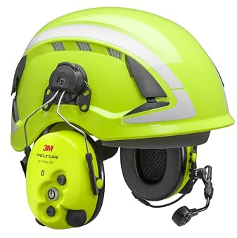 Peltor 3M WS ProTac XPI Bluetooth Gehörschutz-Headset, gelb, MT15H7P3EWS6 | Befestigung am Schutzhelm