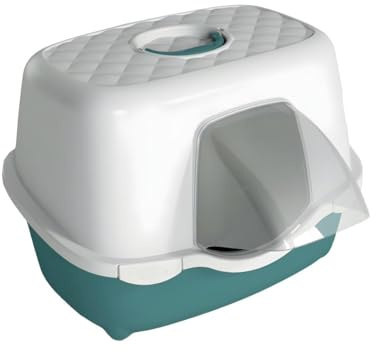 Stefanplast - Casa WC esterna 56 x 55 x H 39 cm Verde per Gatto