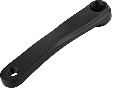 Linker Fahrrad Kurbelarm 170mm Vierkantloch - Aluminium & Stahl, Schwarz, Universal Ersatzteil für Mountainbike, MTB, E-Bike, Citybike