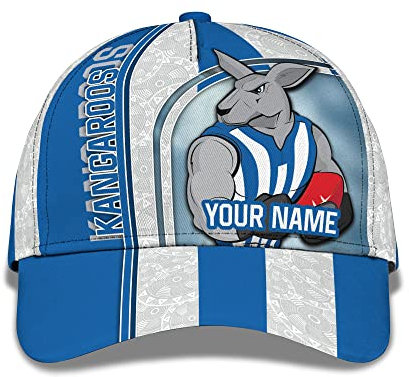 Basecap Benutzerdefinierter 3D-Rugby-Australier-Name Mit Kangkaroos Rugby-Australien-Flagge Freizeit Basecap Snapbacks Baseball Cap Für Herren, Damen, Running